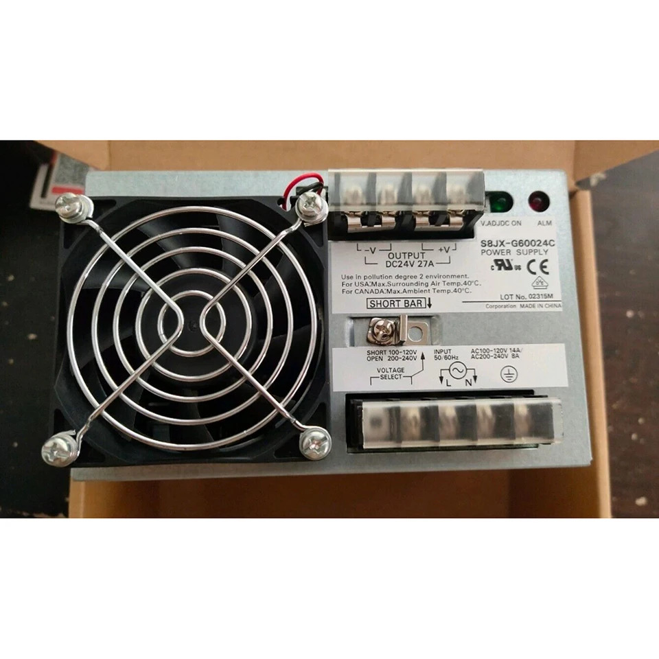 고전력 스위칭 전원공급장치 S8JX-G60024C 600W 24V 출력 25A