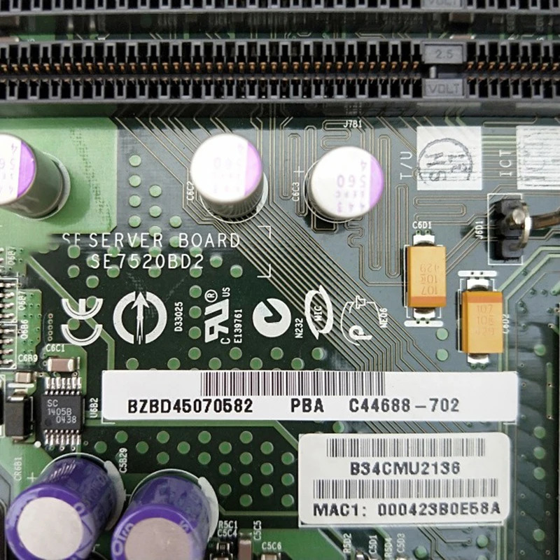 SE7520BD2 마더보드 DDR2 SATA 메인보드