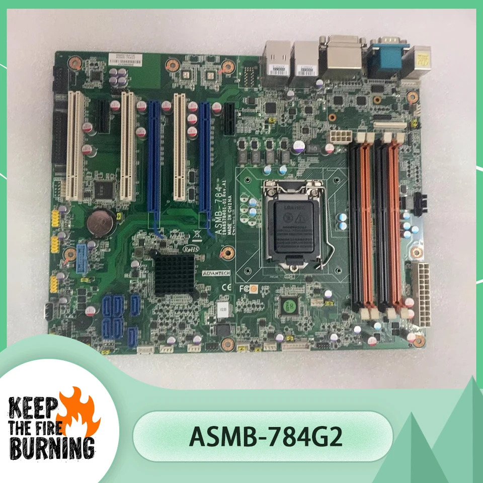 Advantech 듀얼 포트 산업컴퓨터 마더보드 ASMB-784G2 REV.A1