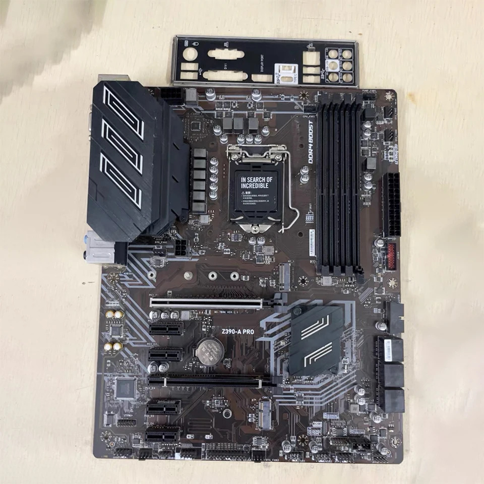 Msi 마더보드LGA1151 DDR4 128G M.2 지지대 I9 SATA3 Z390-A PRO