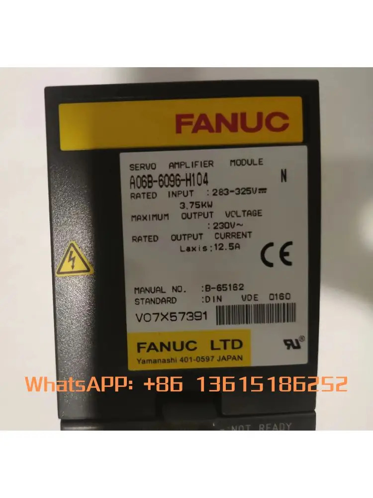 A06B-6096-H104 리퍼 Fanuc 드라이브 작동 기능 OK