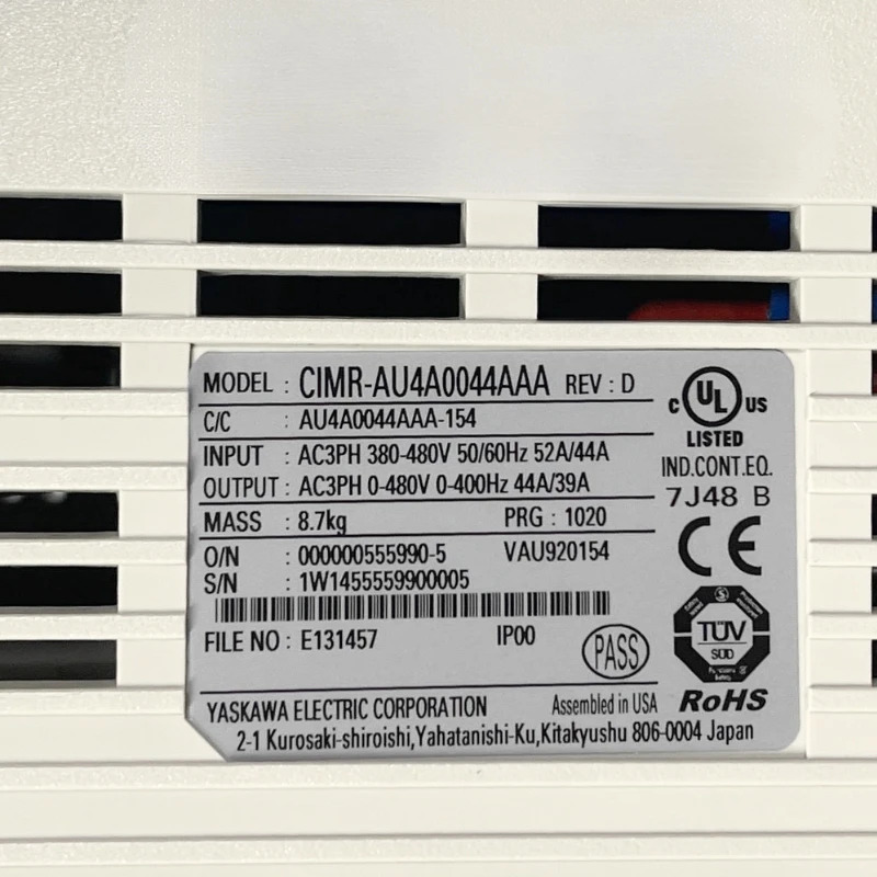 새 Yaskawa CIMR-AU4A0044AAA 인버터