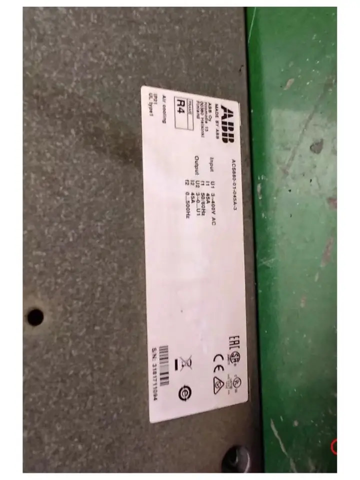 리퍼 ACS880-01-045A-3 인버터 완료