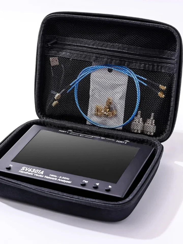벡터 네트워크 분석기 SV6301A 1MHz-6.3GHz 7 인치 스크린 재능 분배 NanoVNA