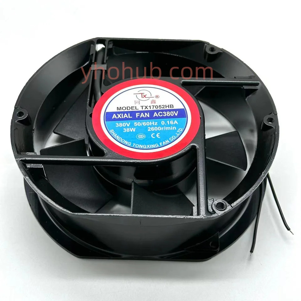 TX TX17052HB AC 380V 0.16A 172x150x51mm 2핀 서버 냉각팬