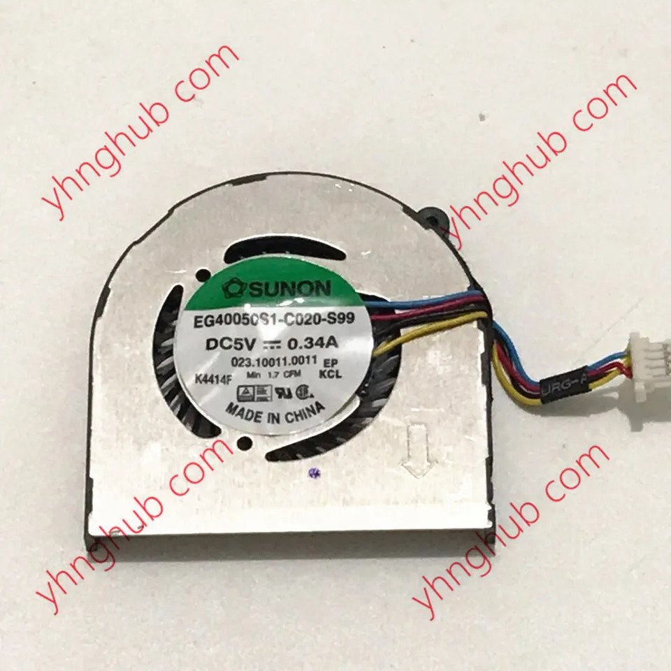SUNON EG40050S1-C020-S99 DC 5V 0.34A 4 선 서버 냉각팬