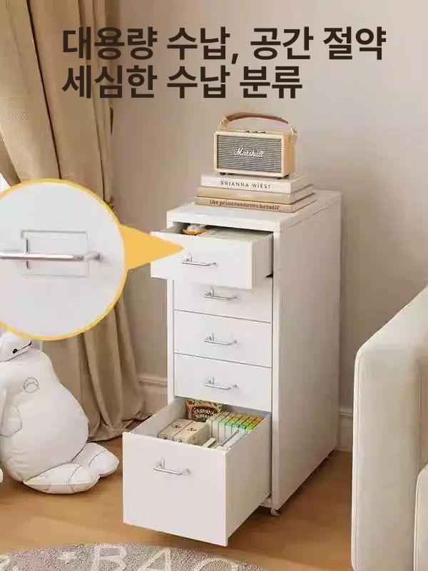 이동식 철제서랍장 수납장 캐비닛 오피스 서류함 파일장 수납함 캐비넷 문서 바퀴 - 상세 이미지 5