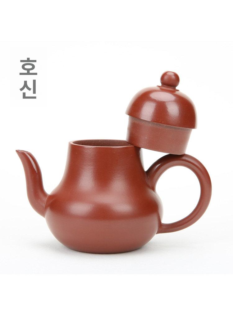 수공예 다관 차호 호화랑 차도구 중국 경덕진 개완 다기 전통 청화 잎차 고급 티포트 - 상세 이미지 3