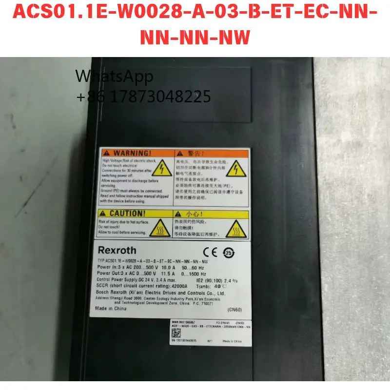 리퍼 ACS01.1E-W0028-A-03-B-ET-EC-NN-NN-NN-NW 개서버 드라이버 기능 OK