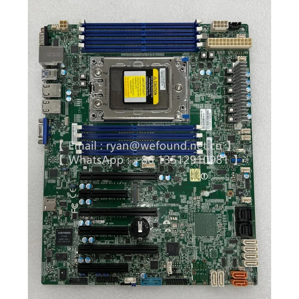 슈퍼마이크로 마더보드H11SSL-i EPYC 7001/7002 시리즈 프로세서 ECC DDR4 16 SATA3 듀얼 기가비트 이더넷 LAN 포트