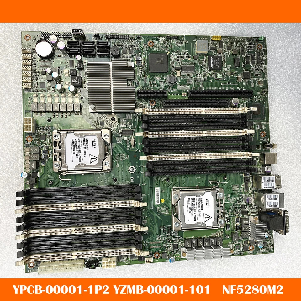 pur NF5280 M2 3.5x8 서버준 시스템 YPCB-00001-1P2 YZMB-00001-101 듀얼 채널 서버 마더보드 1366 핀