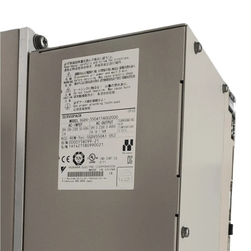 Yaskawa 서보 드라이브 신형 SGDV-550A11A002000 신속