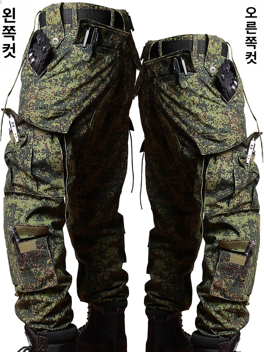 군복 위장복 밀리터리 작업복 야외 카모플라쥬 + 모자 + 벨트 XS(52.5-60kg) - 상세 이미지 3