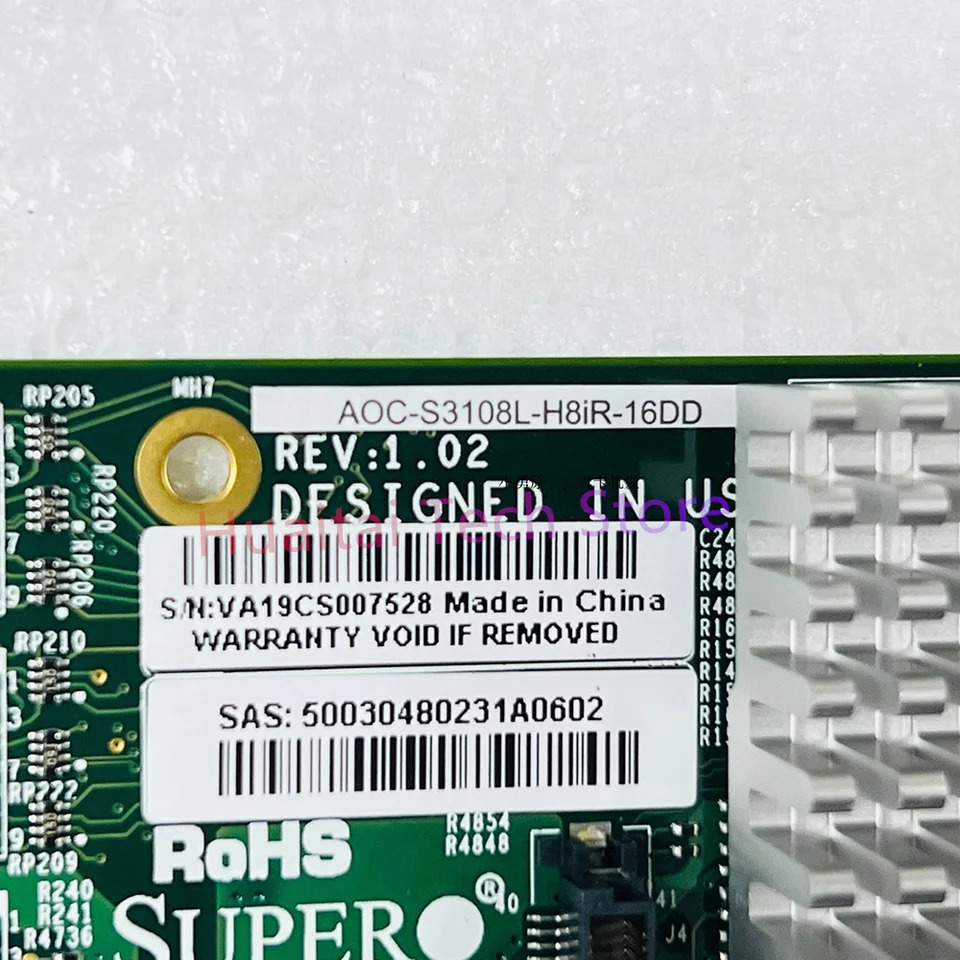 Supermicro 12GB 2G 캐시 RA신분증 9361-8i AOC-S3108L-H8iR-16DD