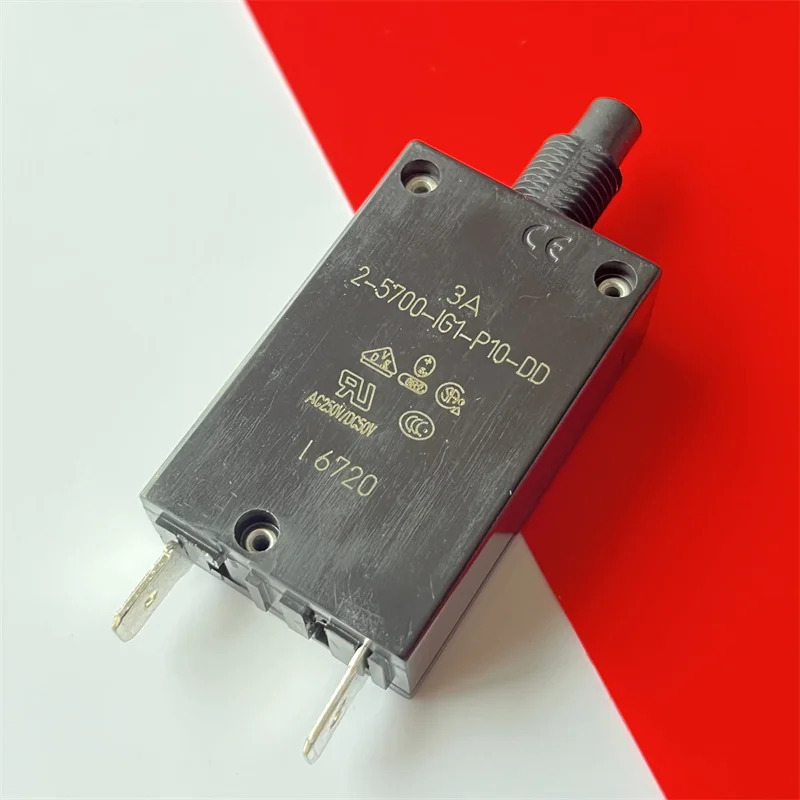 E-T-A 회로차단기 스위치 250VAC 2-5700-IG2-P10-2A IG1-P10-DD-30A 2-5700-IG1-P10-DD-3A