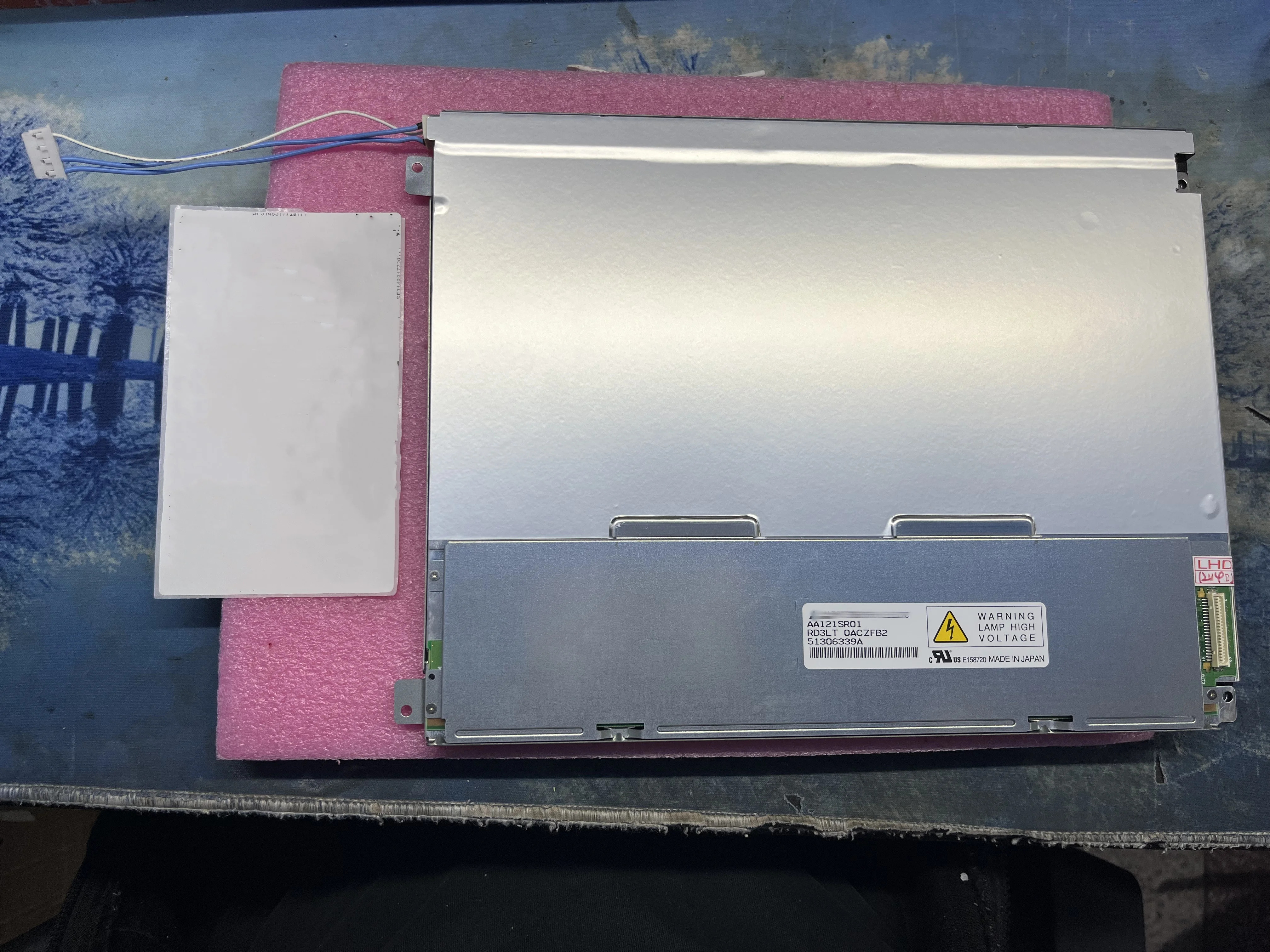 AA121SR01 12.1인치 800x600 LCD 디스플레이 화면