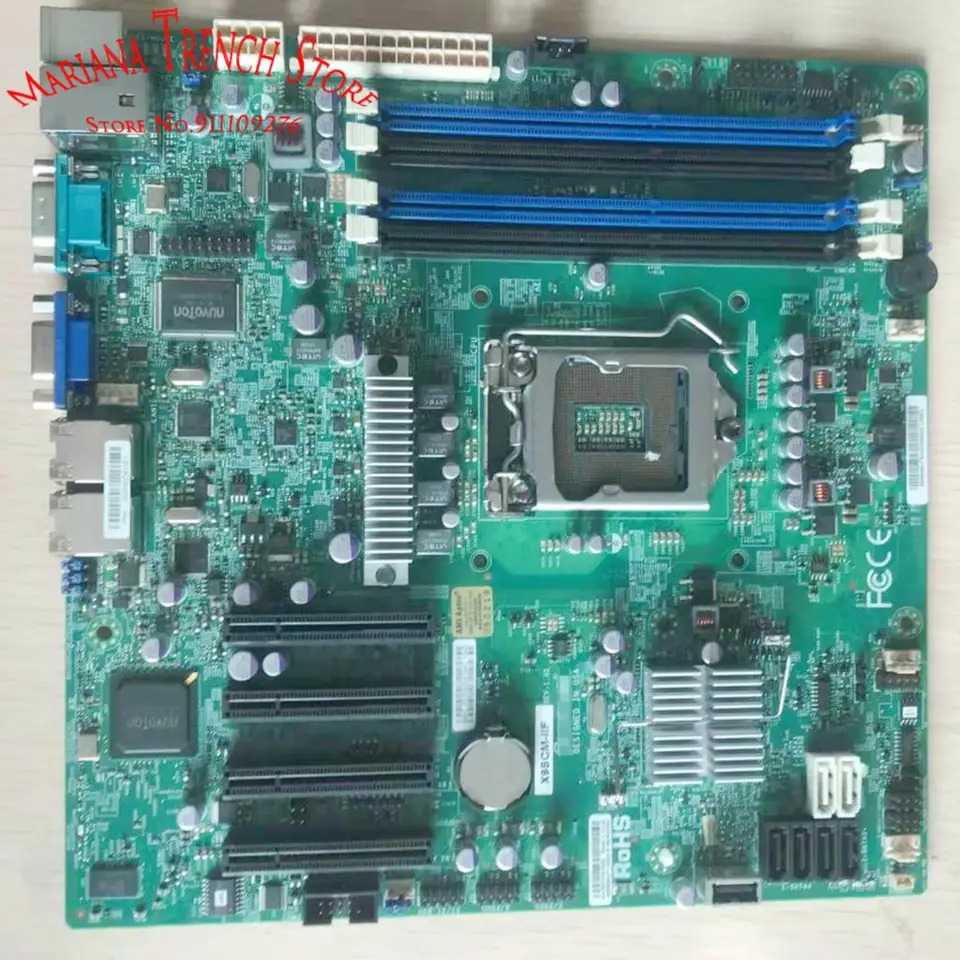 Supermicro 마더보드X9SCM-iiF LGA1155 Xeon E3-1200 V1 V2 시리즈 2 세대 3 코어 i3 DDR3 ECC