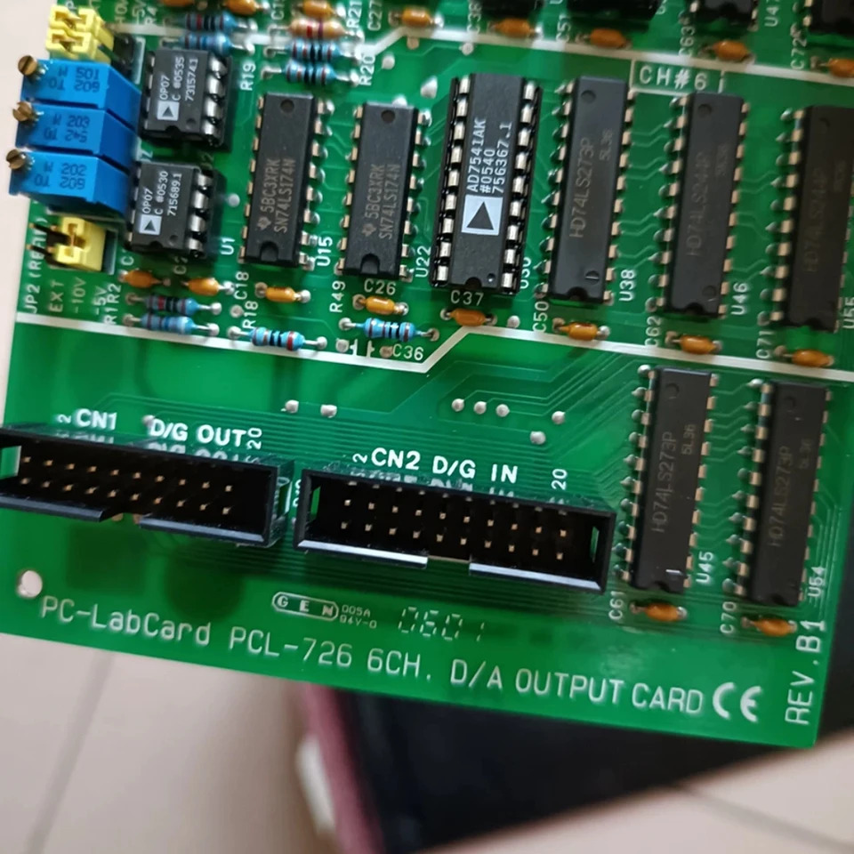 PCL-726 Advantech 작업ISA 데이터 캡처 카드 고급 6CH D/A 출력 REV.B1
