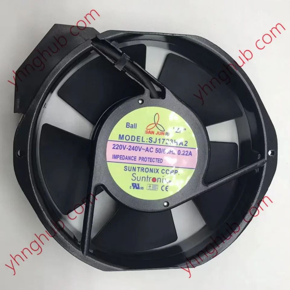 San Jun 서버 냉각팬 AC 220V 0.22A 172x150x50mm SJ1723HA2