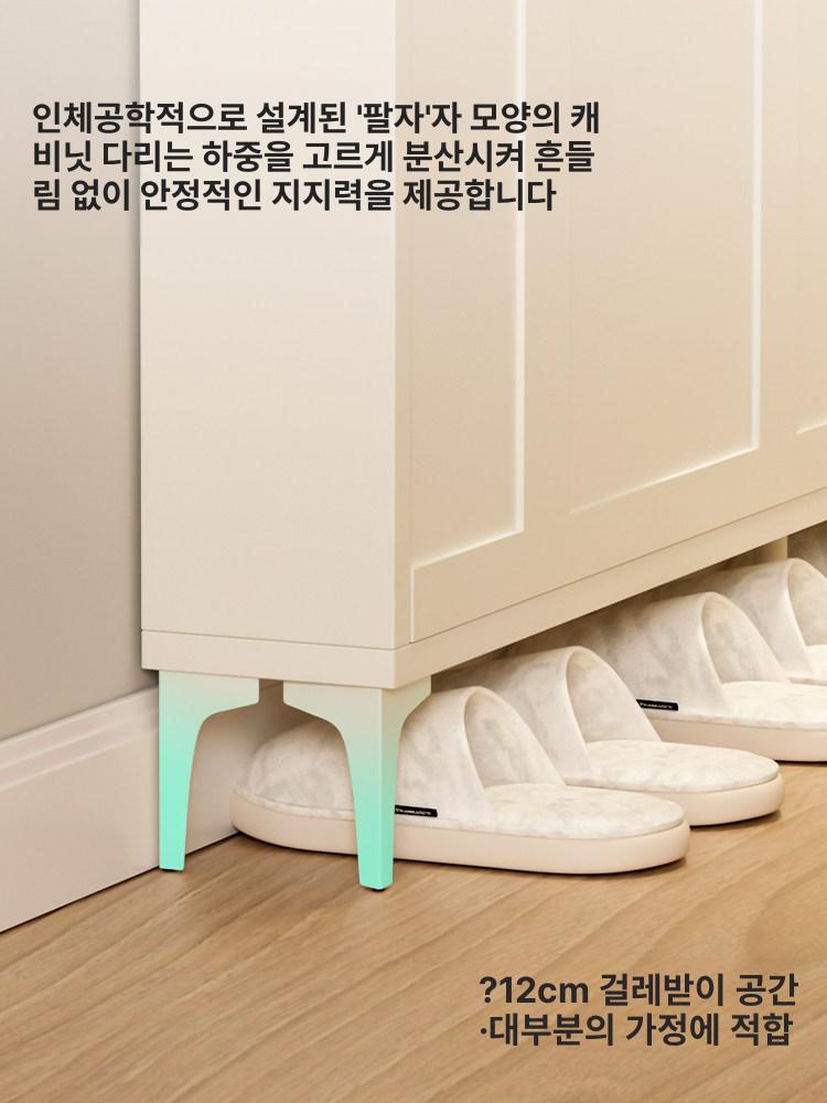 초슬림 현관신발장 공간활용 원룸 기본형 초박형 선반 틈새신발장 신발정리대 - 상세 이미지 5