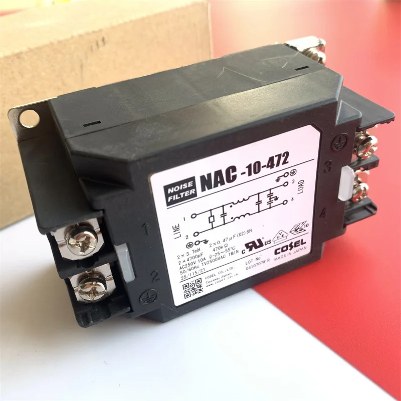 NAC-10-472 NAC-16-472 EL 전원 필터 AC250V 10A 16A