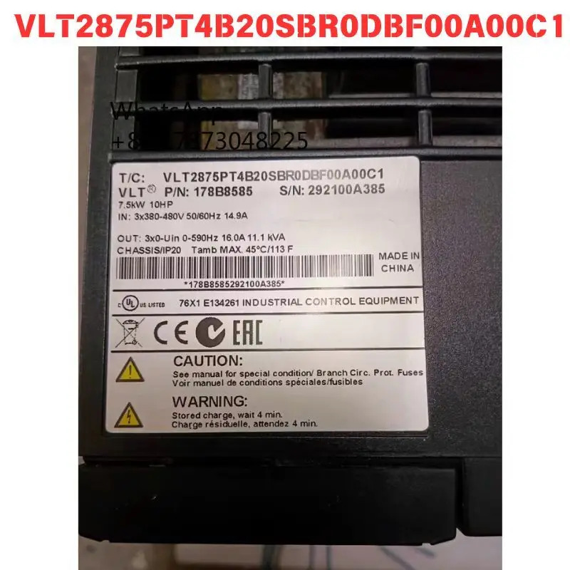 리퍼 VLT2875PT4B20SBR0DBF00A00C1 인버터 기능 OK