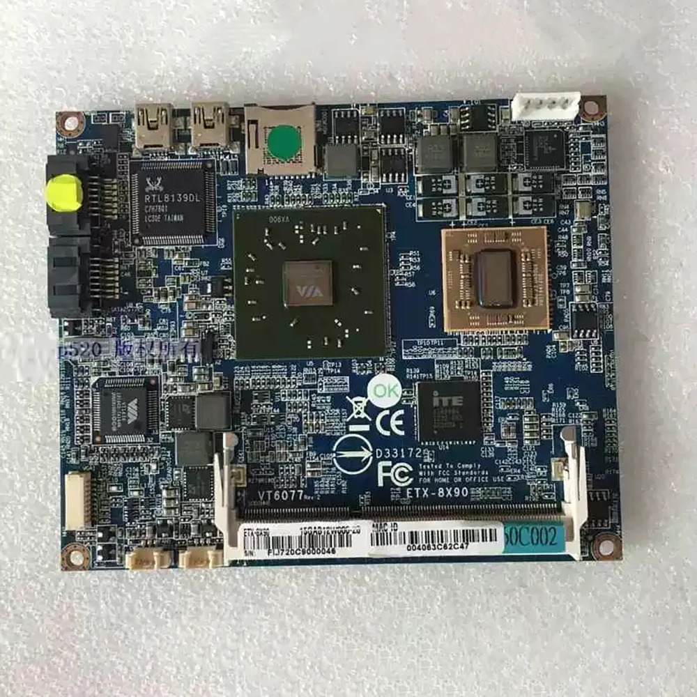 ETX VT6077 ETX-8X90모듈형 시스템 NanoX2 산업제어 마더보드