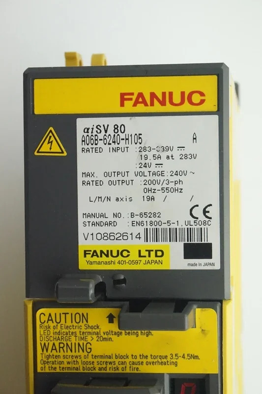 Fanuc Ac 서보 드라이브 A06B-6240-H105 증폭기 모듈 CNC 기계용