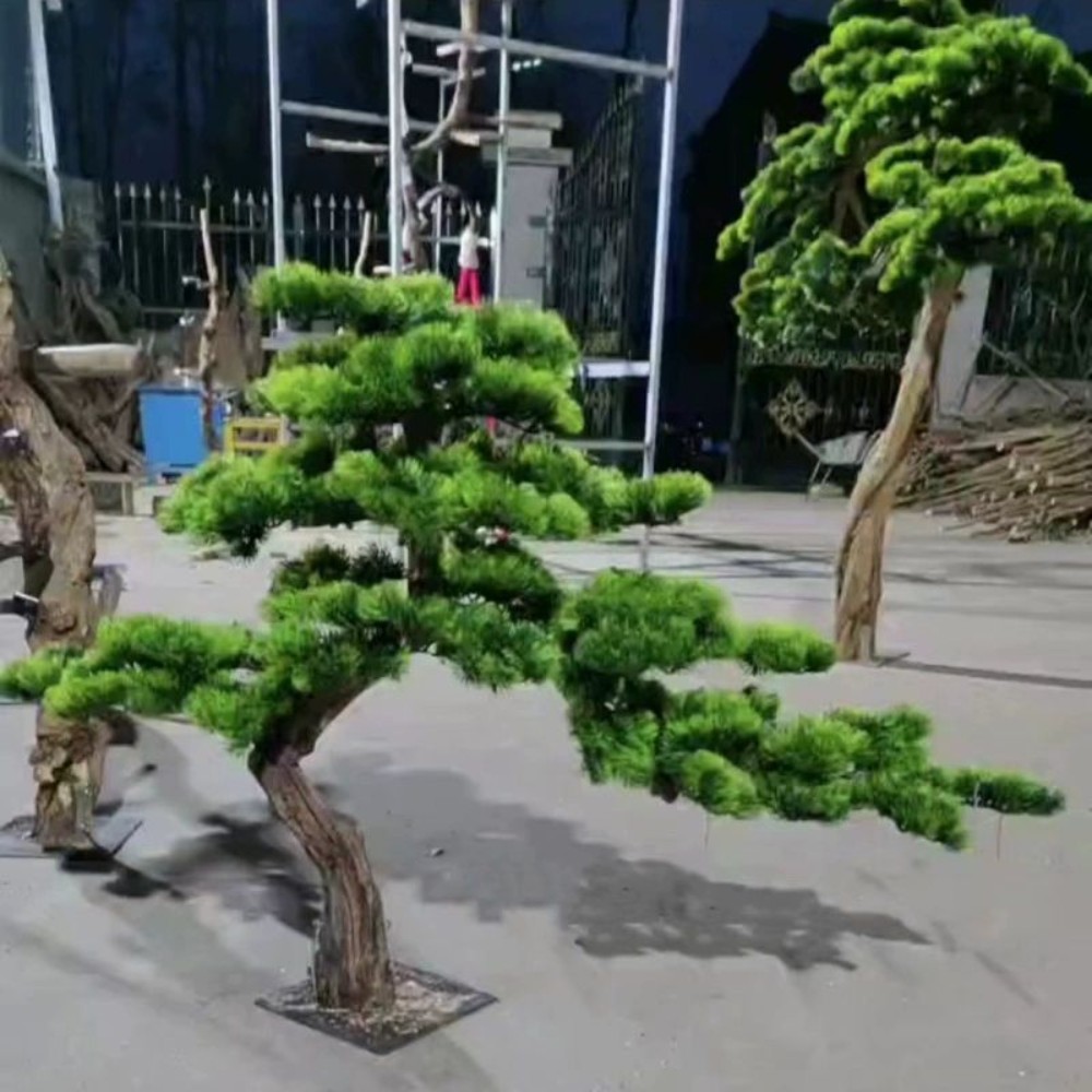 조경 소품 소나무 가짜 인조나무 컬러 인공 높이 조화나무 조화장식품 - 상품 이미지
