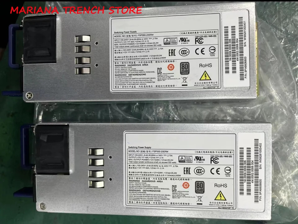 FSP550-20ERM 스위칭 전원공급장치 산업 수준용