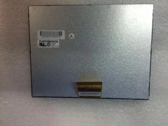 오리지널 LCD 스크린 CLAA070MA0 온다 VI20W 60 병렬 케이블 4 3 7 인치 신