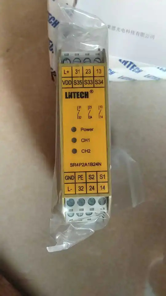 LNTECH 광케이블 안전 릴레이 SR4P2A1B24N SR4P2A1B24P 24VDC