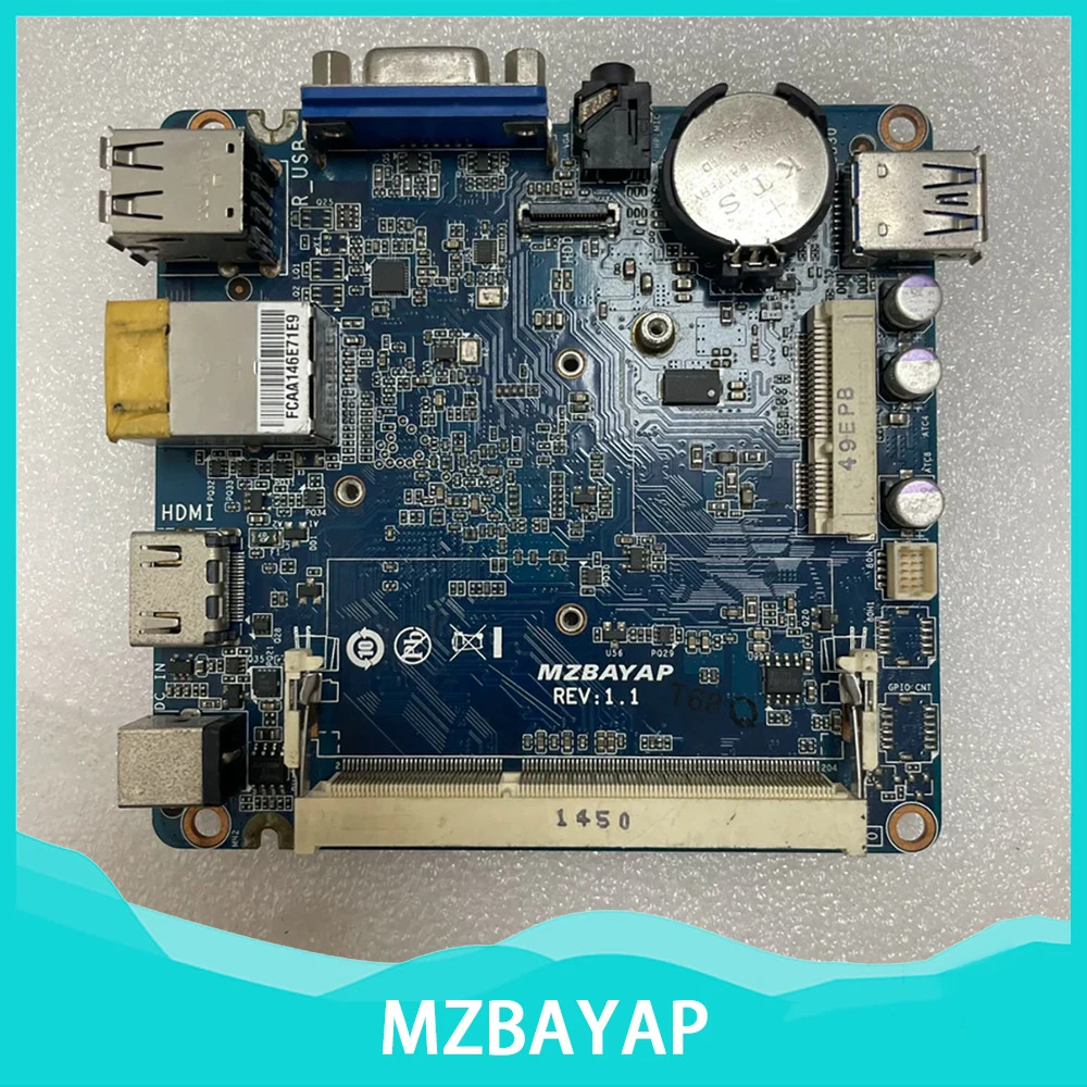 MZBAYAP MINI-ITX 마더보드는 N2807 CPU 마더보드를 통합