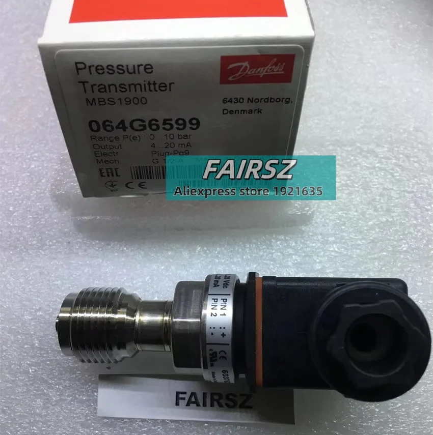 오리지널 압력 트랜스미터 MBS1900 064G6599 4-20MA 0-10Bar