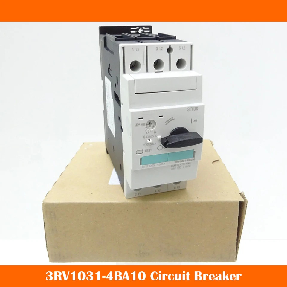 오리지널 모터 보호 회로차단기 3RV1031-4BA10 14-20V 4EA10 22-32A 4FA10 28-40A 4GA10 36-45A 4HA10 40-50A