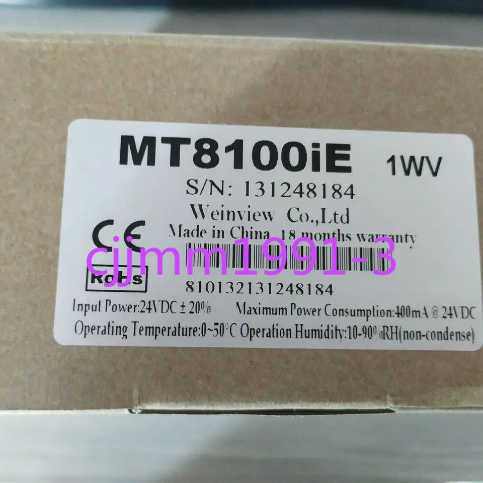 Weinview HMI 터치 스크린 MT8100IE 신