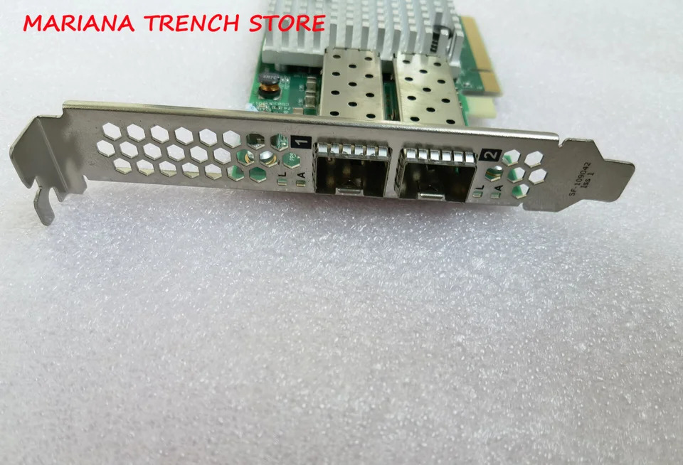 Solarfare듀얼 포트 10G 네트워크 카드 SFP10G 파이버 SFC9120 S7120
