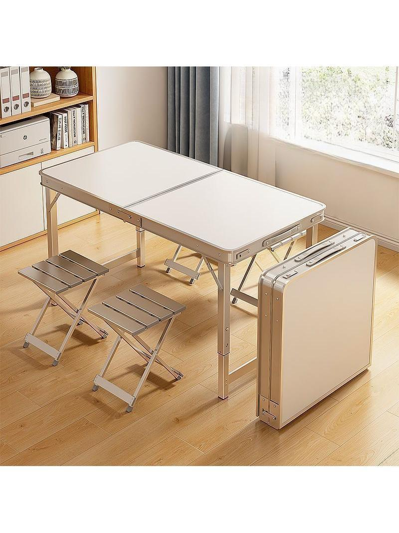 야외용 접이식테이블 카페 식당 인테리어 가구 야외테이블 목제 테라스테이블 - 상품 이미지
