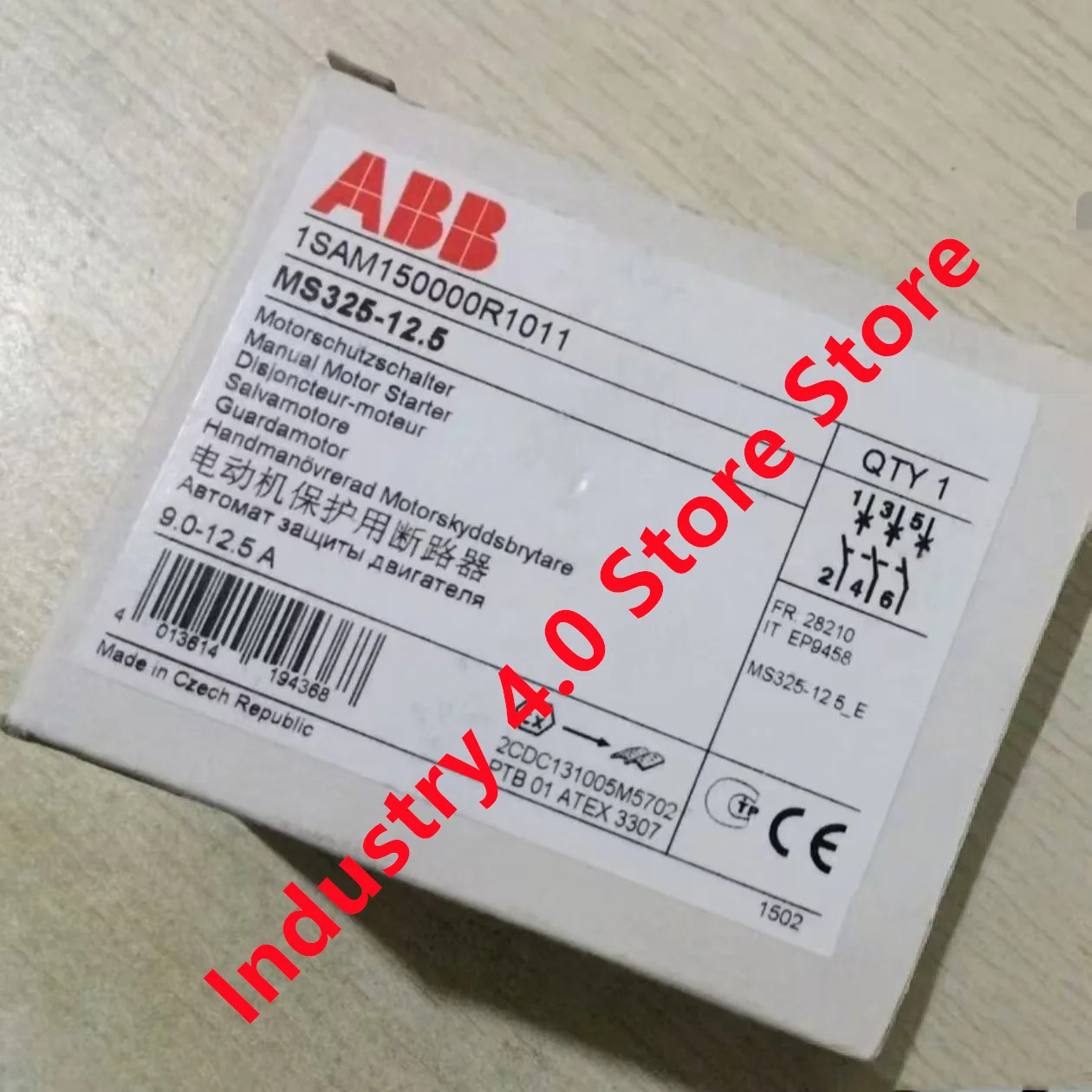 ABB MS325-12.5 회로차단기 9-12.5A