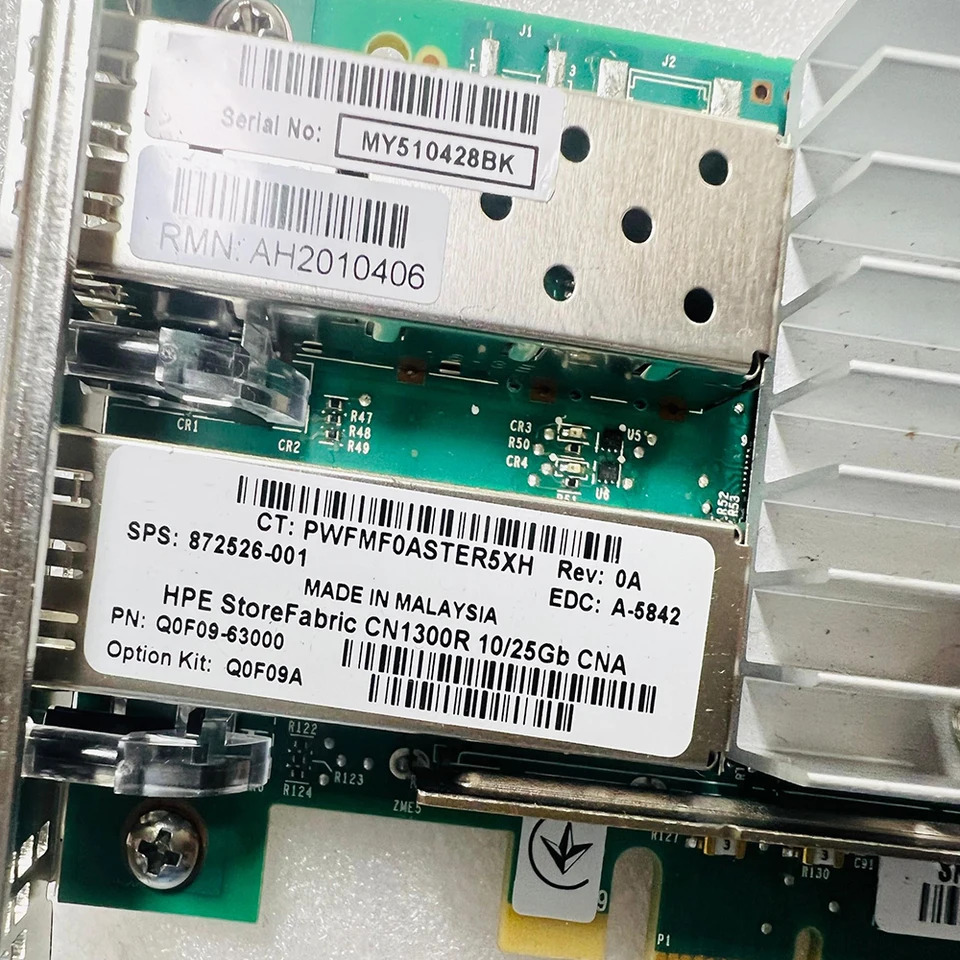 hp호환E네트워크 카드 QL41262HLCU-hp호환 Q0F09A CN1300R 25Gb 872526-001 10G