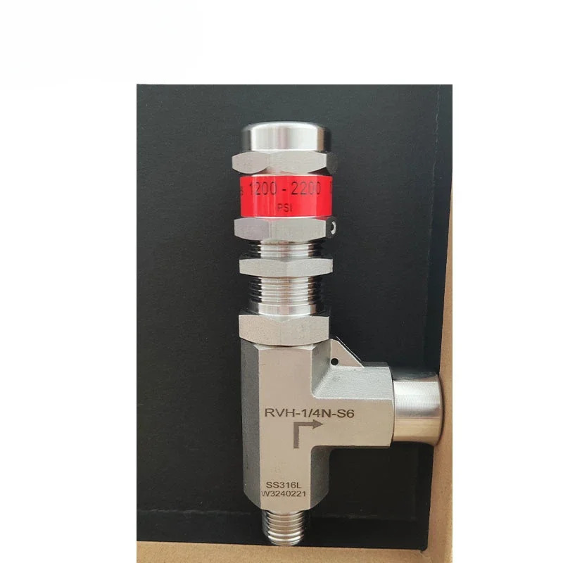 스테인리스강 비례 언로딩 밸브 고압 내부 외부 스레드 2200PSI 316L