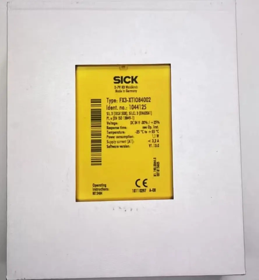SICK 안전 릴레이 FX3-XTIO84002 FX3-XTI084002 1044125 V1.13.0