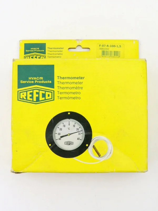 REFCO 고정밀 산업저온 저장 프로브 원형 온도계