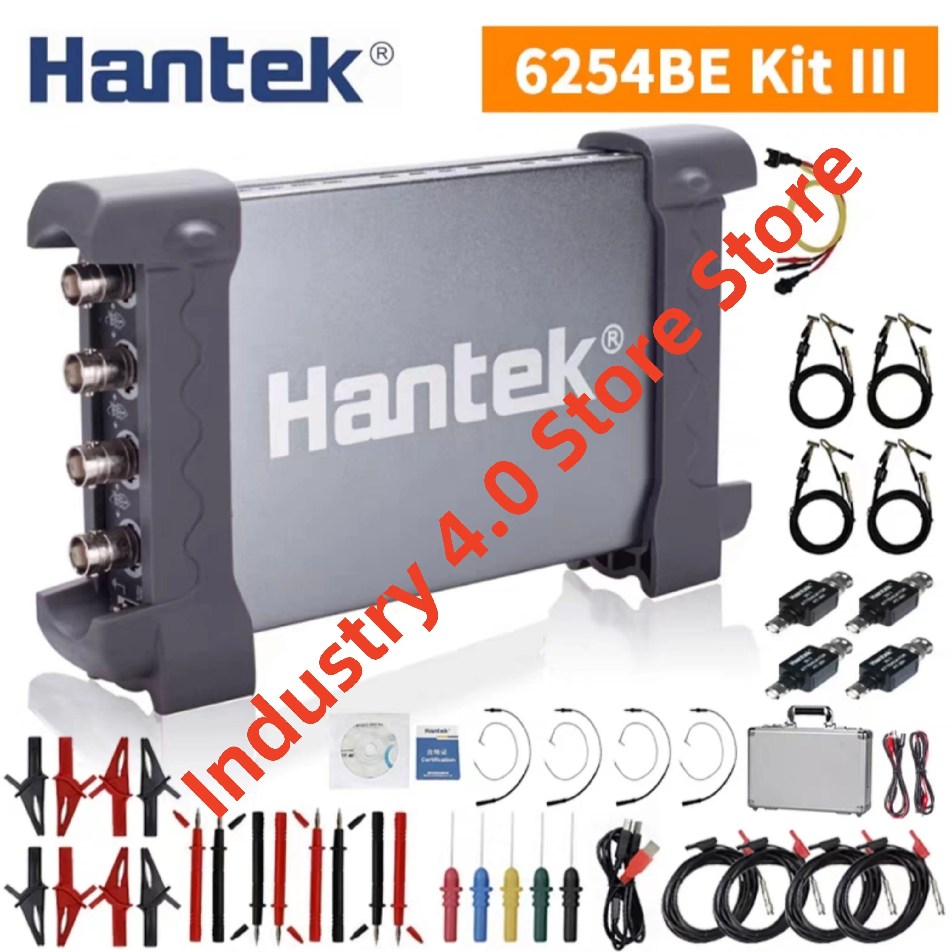 Hantek 6254BE KIT-III 4채널 USB 가상 오실로스코프 원본