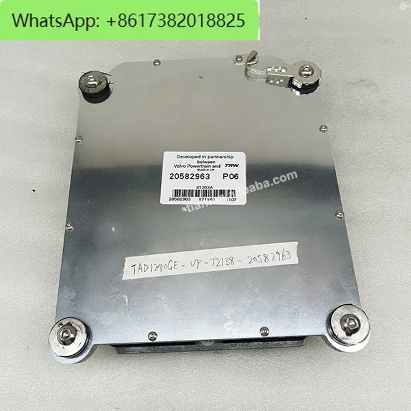 20582963 굴삭기 예비 부품 ECU 컨트롤러 유닛 TAD1240GE TAD1241GE ECM 프로그래밍 VOE20582963 P06