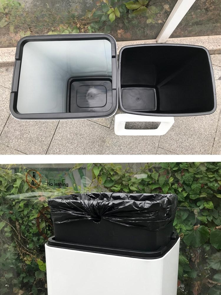 야외 스탠드 휴지통 재떨이 재털이 흡연실 흡연장 철제 실내외 옥상 스테인리스 업소용 - 상세 이미지 4