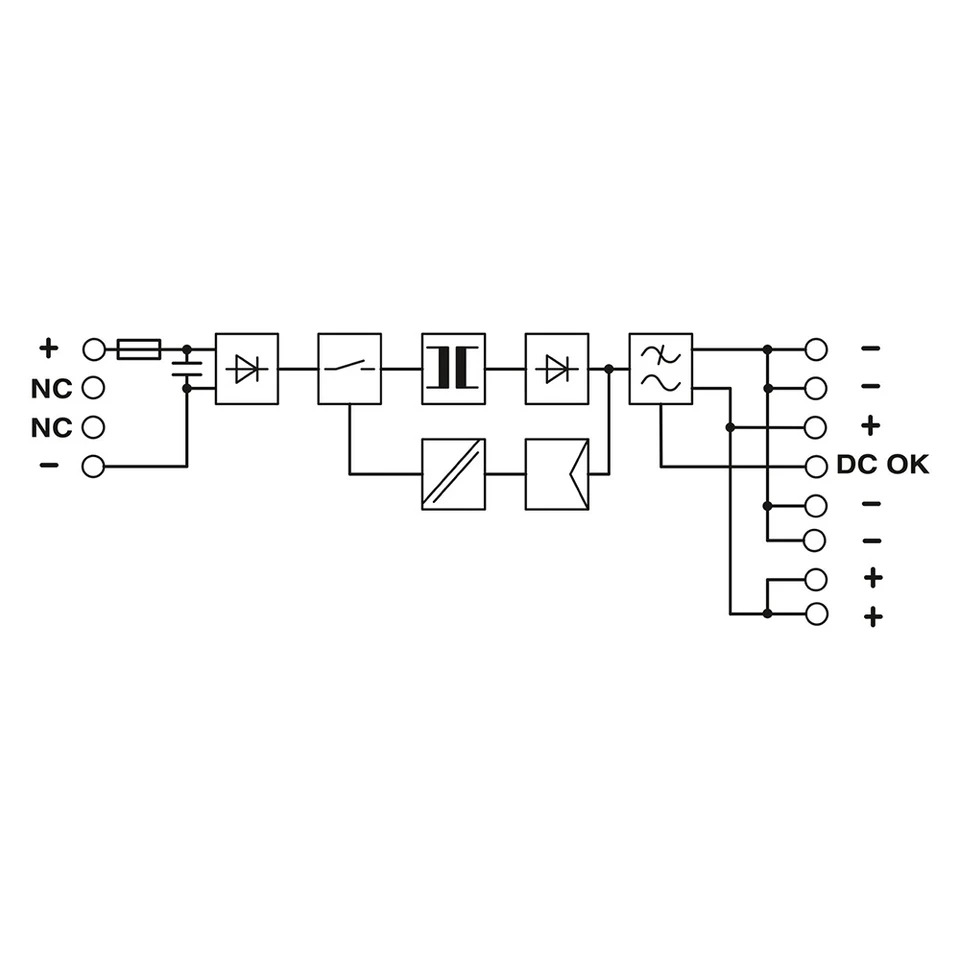2866271 미니 전원 DC/DC 컨버터 전원공급장치 미세 MINI-PS-48-60DC/24DC/1-2866271