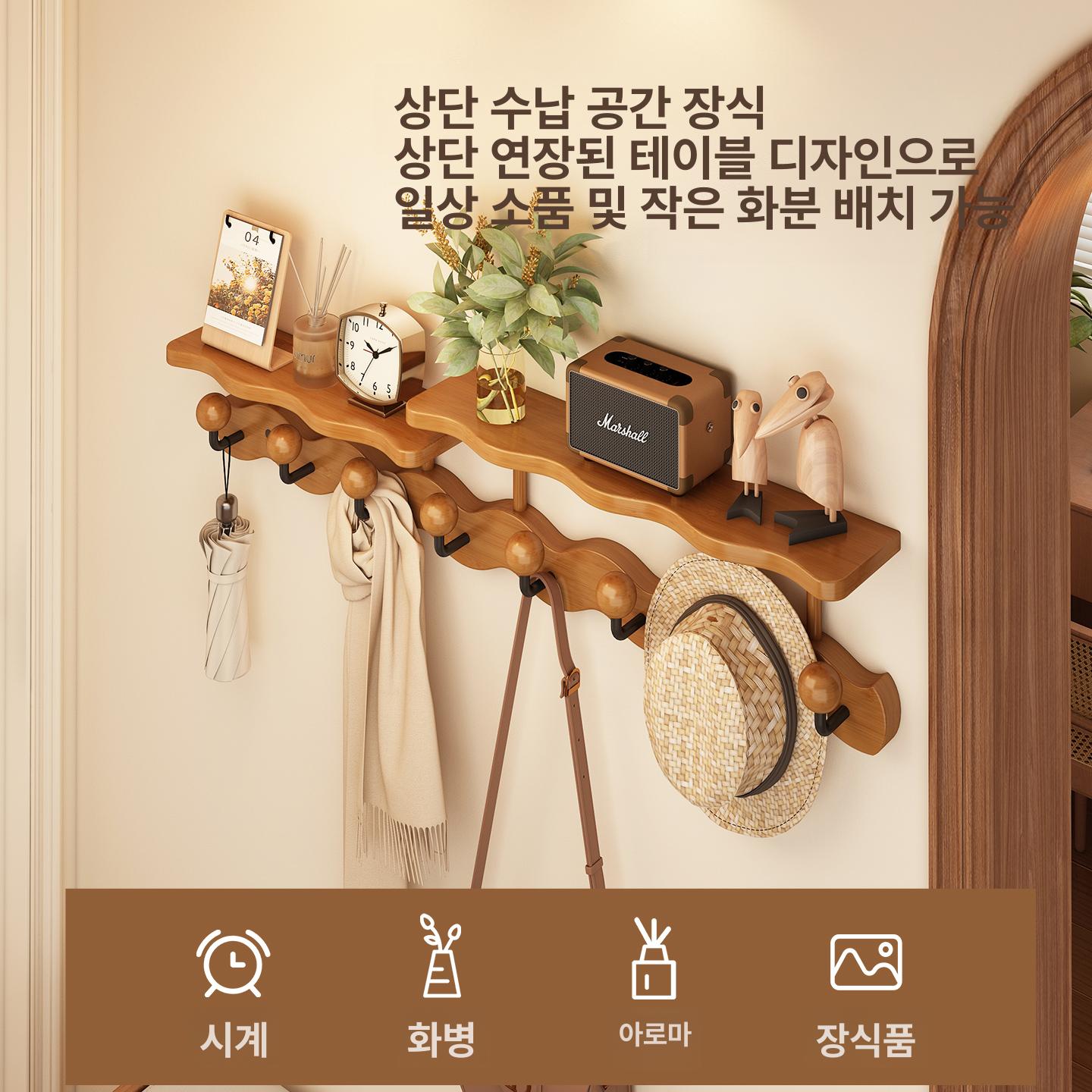 무타공 벽부착옷걸이 욕실 벽고리 강력부착 원형고리 붙이는 인테리어 못없이 심플 - 상세 이미지 5