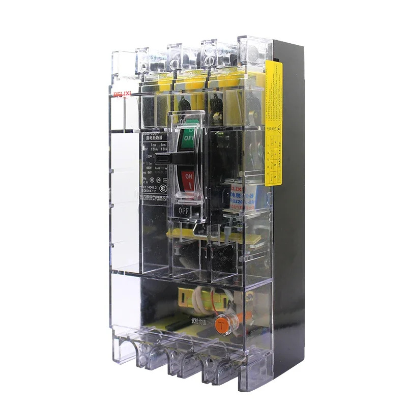 Delixi 투명 누설 보호 회로차단기 DZ20L-160T/4300 160A 250A 400A 4P