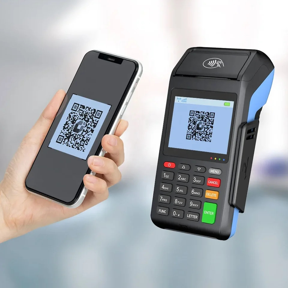 오프라POS 6 자리 BTC 레스토랑 QR 코드 POS 터미널 오버레이 슈퍼마켓프린터